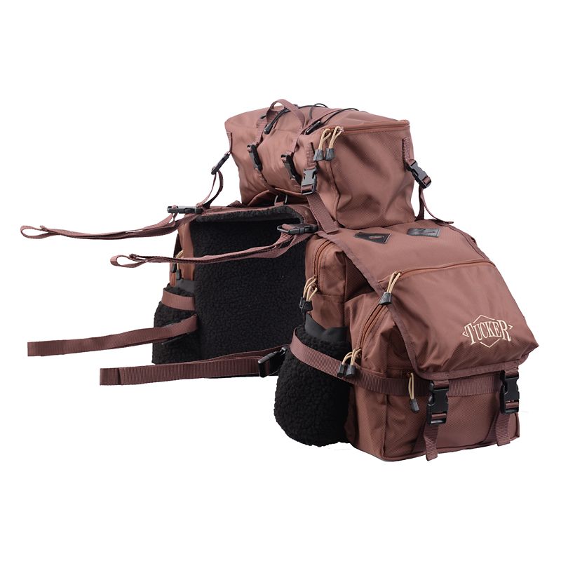 T104-65-BN Tucker Adventurer Saddle Bags Brown sku T104-65-BN