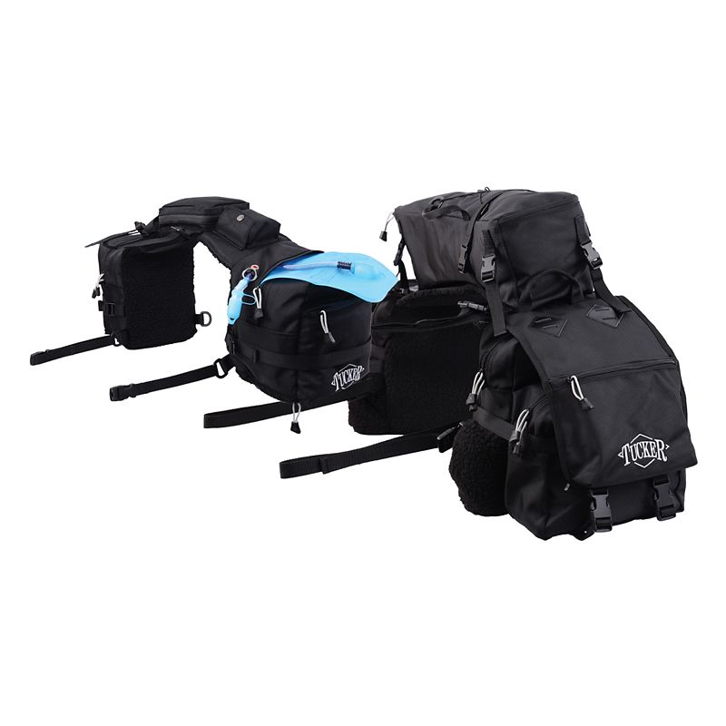 T105-69-BK Tucker Adventurer Saddle Bag Set Black sku T105-69-BK