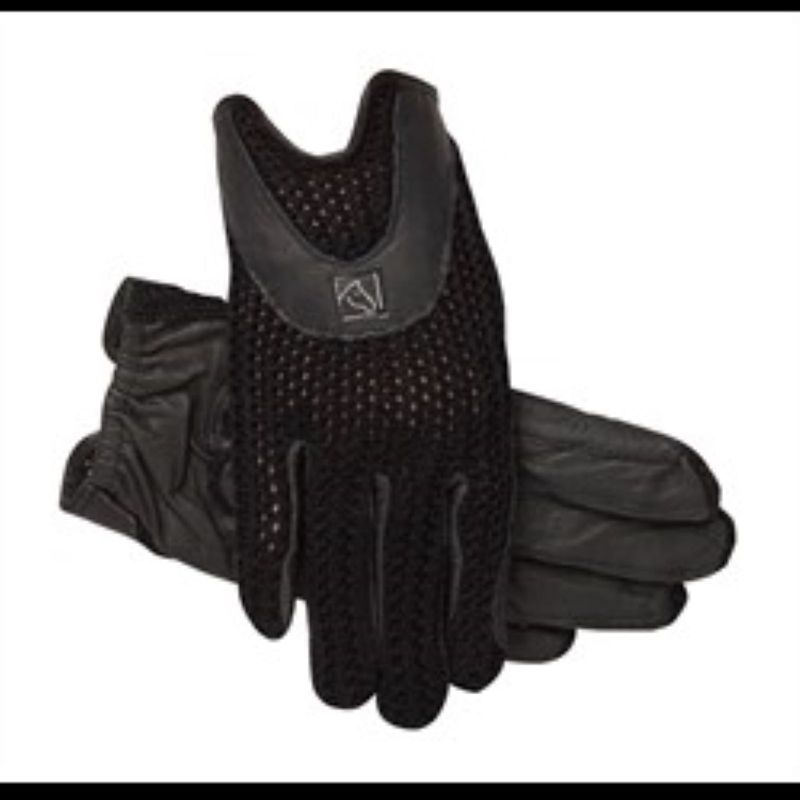 SSG Crochet Open Gloves 8 Black -  FARGO TRADING/SSG GLOVES, 25506