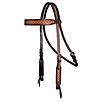Professionals Choice Crosshatch Browband Headstall