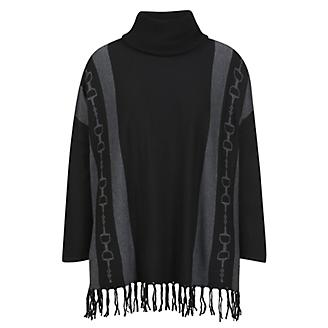 EQL by Kerrits Turtleneck Poncho Sweater