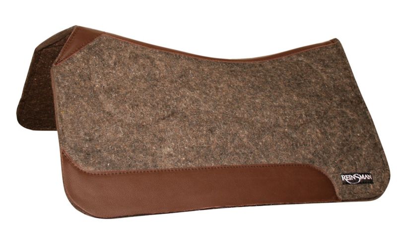 Reinsman Square Wool Nesting Pad 32x32 Brown