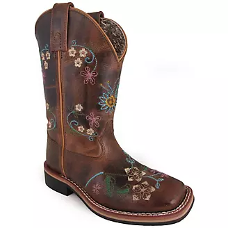 Smoky Mountain Youth Floralie Brown Boots