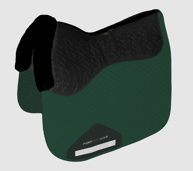 Performance Fusion Grip Dressage Pad Green