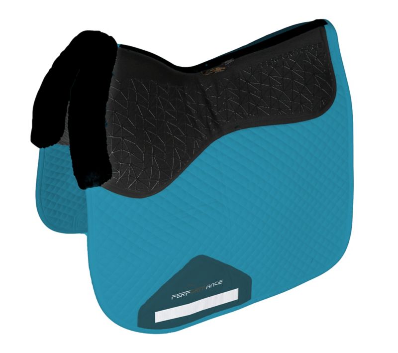 18740OCEAN17-18 Performance Fusion Grip Dressage Pad Ocean Blue sku 18740OCEAN17-18