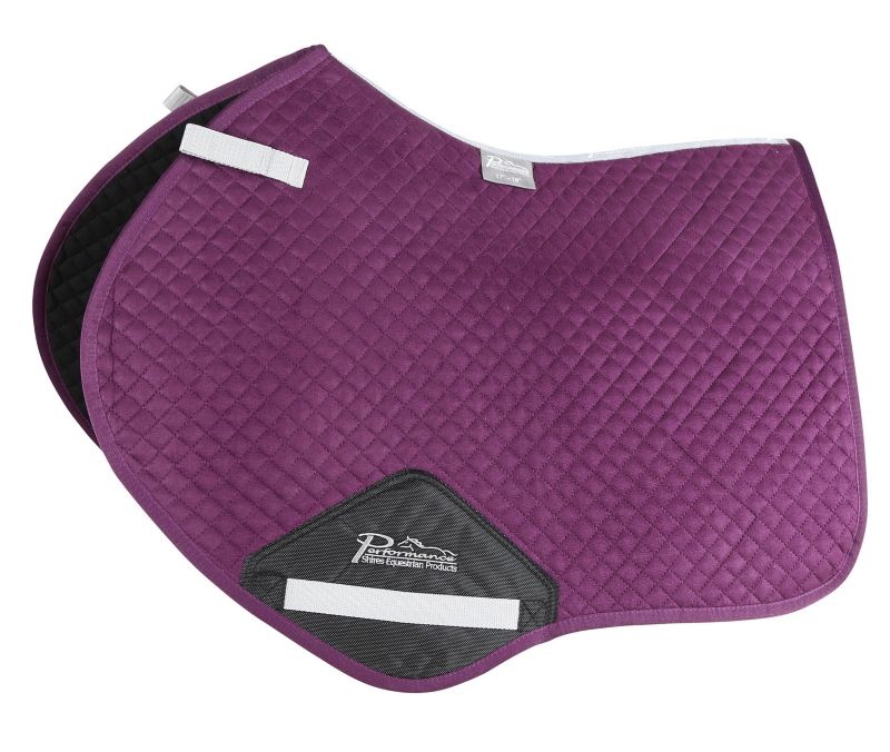 Performance Jump Saddle Pad Plum