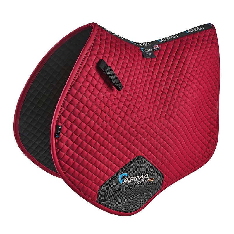 Performance Jump Saddle Pad Raspberry