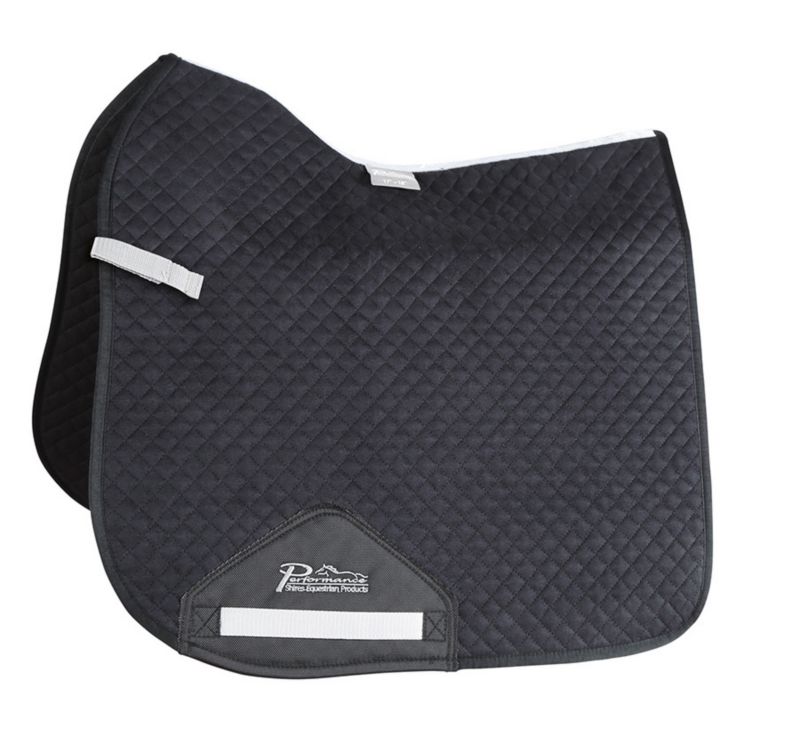 Performance Dressage Saddle Pad Black