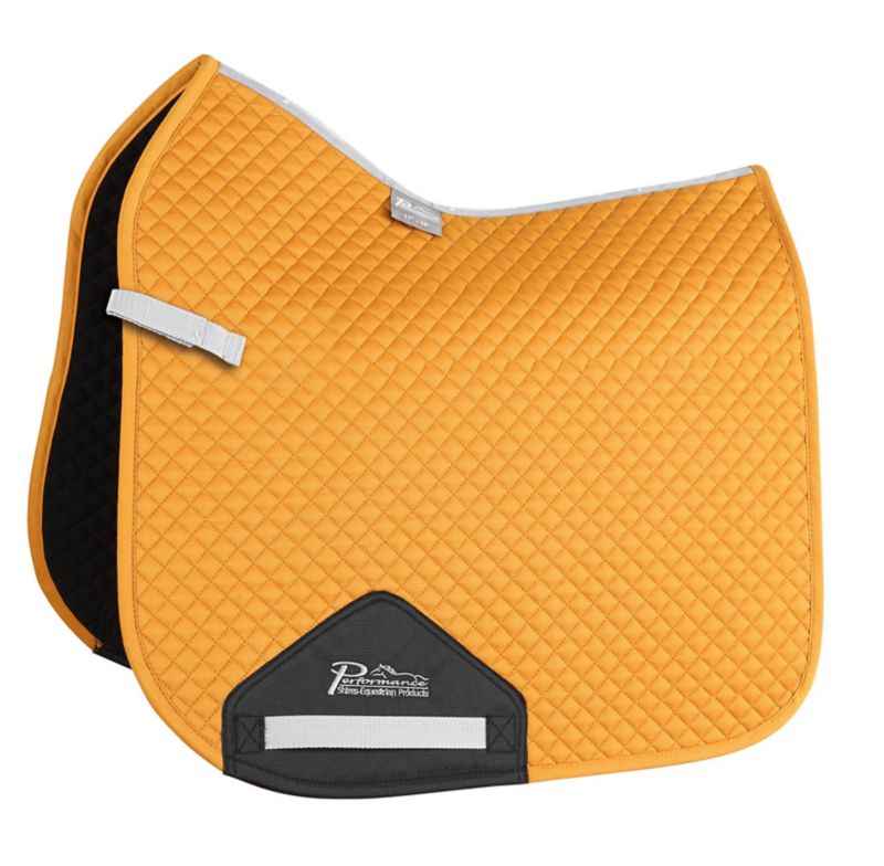 Performance Dressage Saddle Pad Mustard