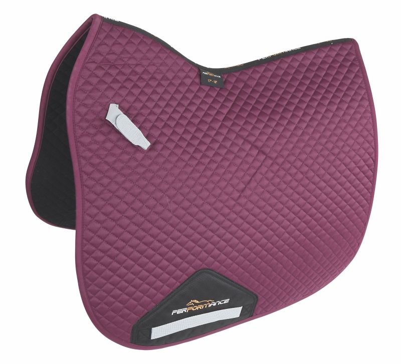 Performance Dressage Saddle Pad Plum