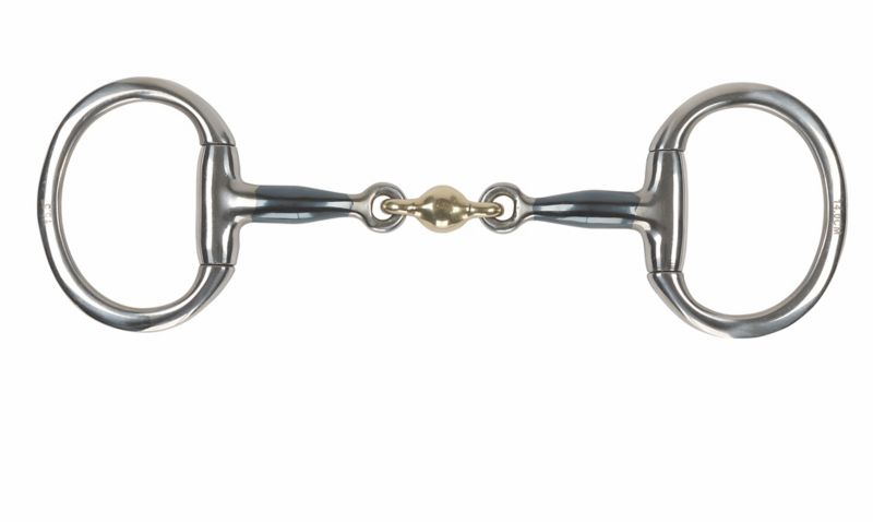 Shires Blue Sweet Iron Flat Eggbutt w Lozenge 4.5