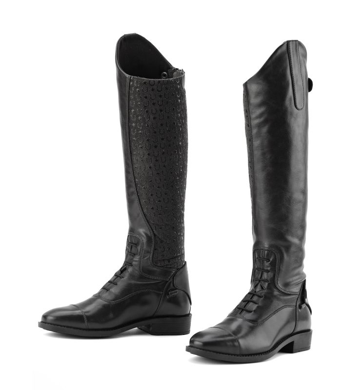 Ovation Kids Sofia Grip Field Boots 7 Slim Black - StateLineTack.com