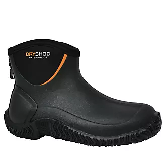 Dryshod Seamonster Premium Rubber Fishing Boots - Black/Orange - 12