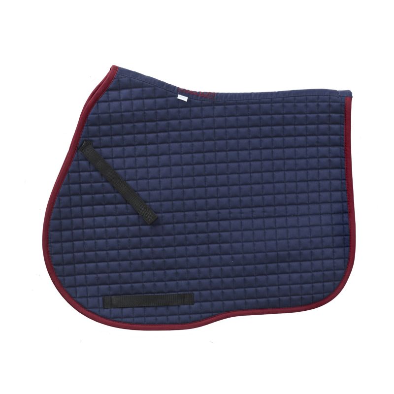 Ovation Coolmax Jumper AP Saddle Pad Navy/Burgundy