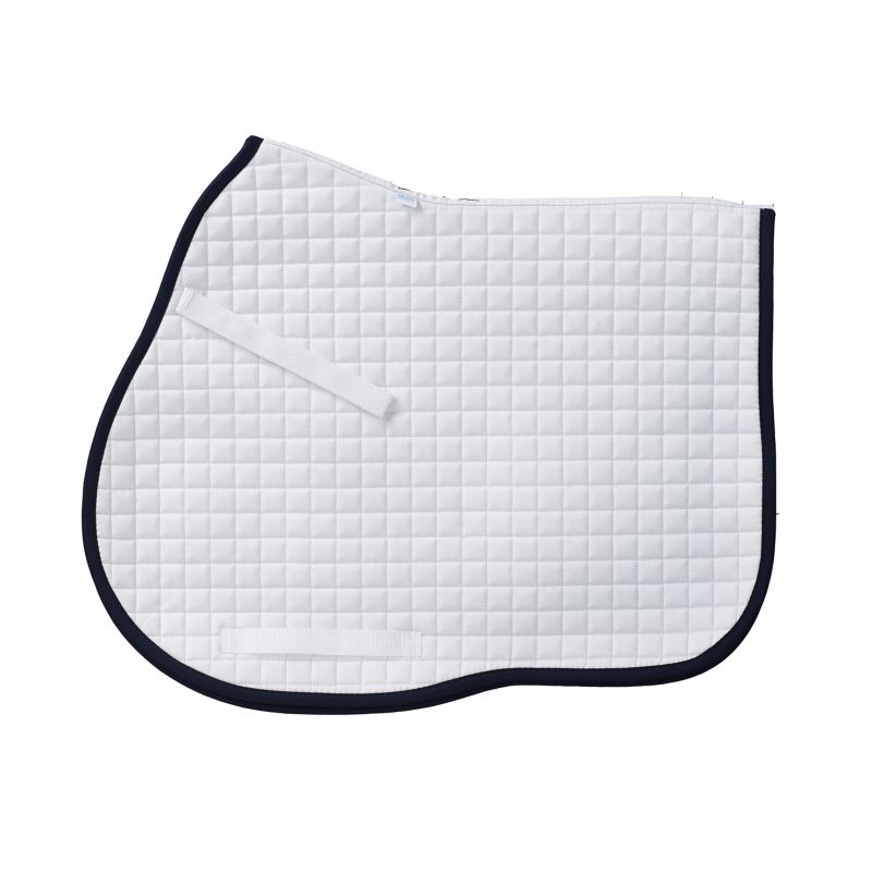 471175WHNV AP Ovation Coolmax Jumper AP Saddle Pad White/Navy sku 471175WHNV AP