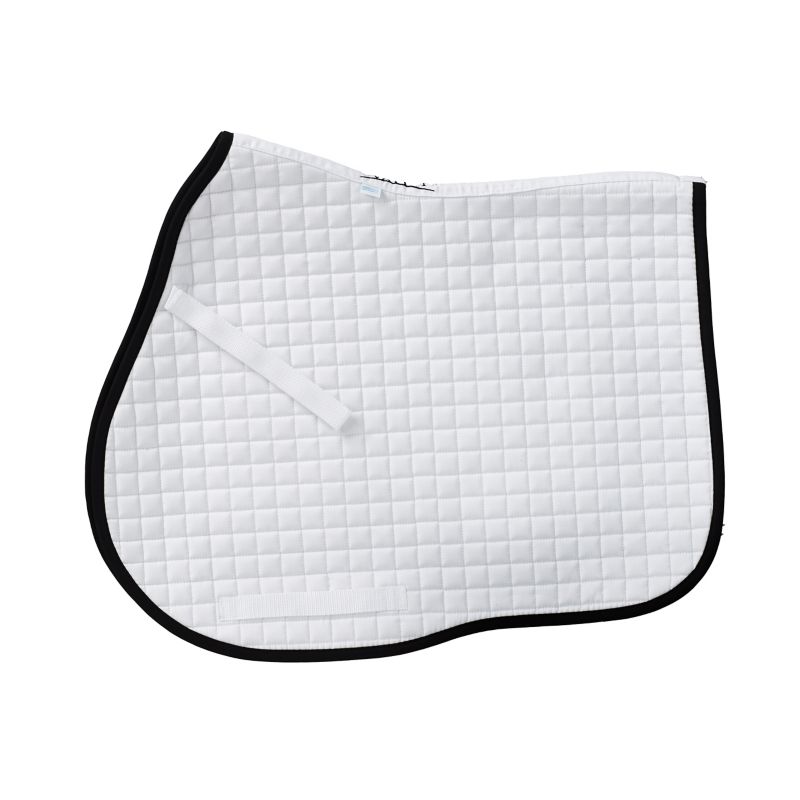 Ovation Coolmax Jumper AP Saddle Pad White/Black