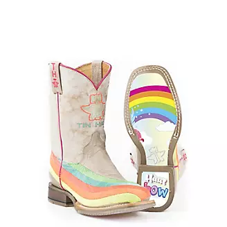 Tin Haul Little Kids Neon Rainbow Boots