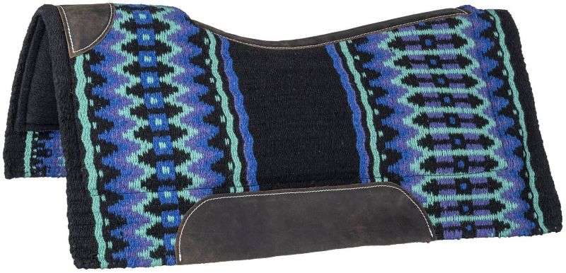 31-9995-424-0 Tough1 Alamosa Felt Saddle Pad Turquoise sku 31-9995-424-0