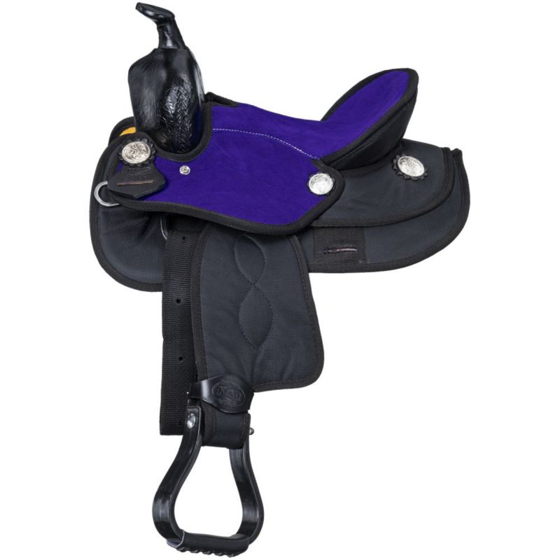 KS9210-10-10 Eclipse by Tough1 Synthetic Barrel Saddle 10in Pur sku KS9210-10-10