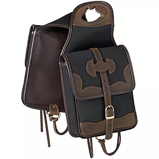 Tough1 Canvas and Leather Horn Bag