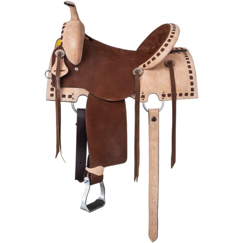 Royal King Boulder Barrel Saddle 14in