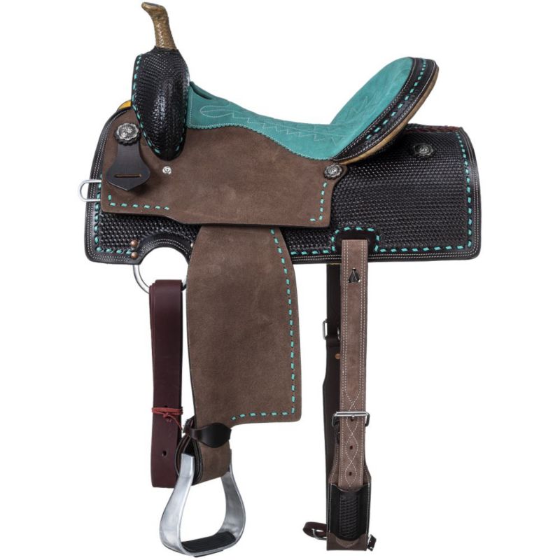 Tough1 Royal King Bryson Barrel Saddle 14in