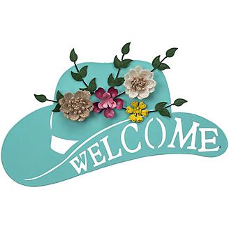 Welcome Cowboy Hat Sign