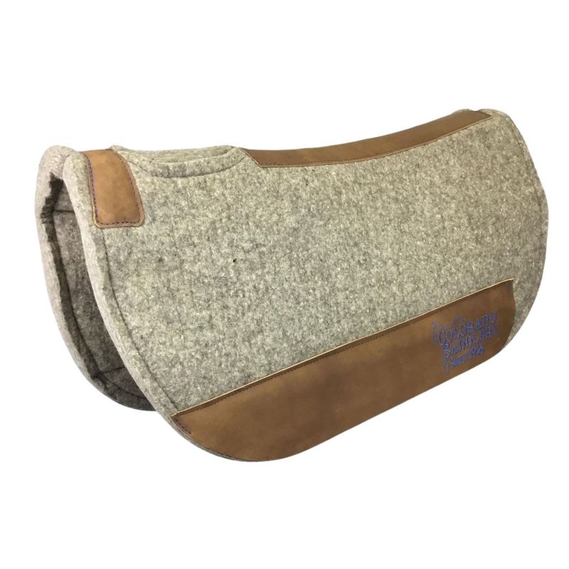 19-217 Colorado Saddlery Premium Wool Saddle Pad Blue sku 19-217