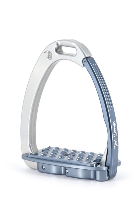 471168SVRTT475 Tech Venice EVO Safety Stirrups Silver/Titanium sku 471168SVRTT475