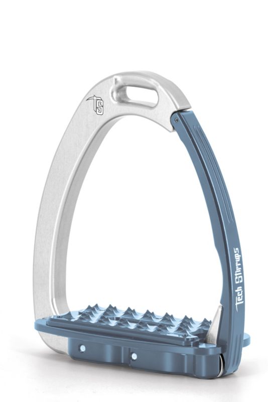 471169SVRTT475 Tech Venice Sloped EVO Stirrups Silver/Titanium sku 471169SVRTT475