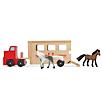 Melissa and Doug Wooden Horse Carrier Kids Toy