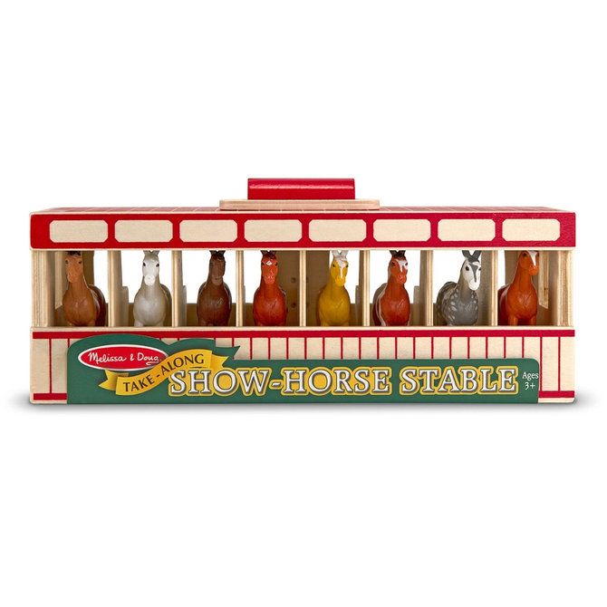 Melissa and Doug Take-Along Show-Horse Stable Kit -  ROBERT J. MATTHEWS COMPANY, 19857-1