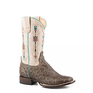 Roper Ladies Ostrich Arrow Boots