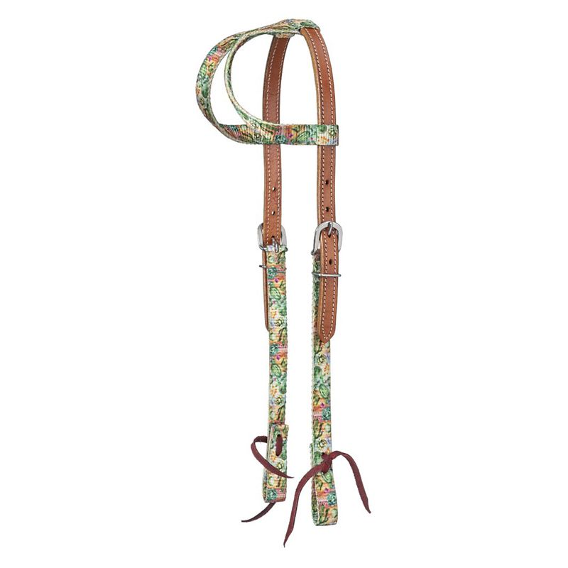 Tough1 Nylon Double Ear Headstall Cactus