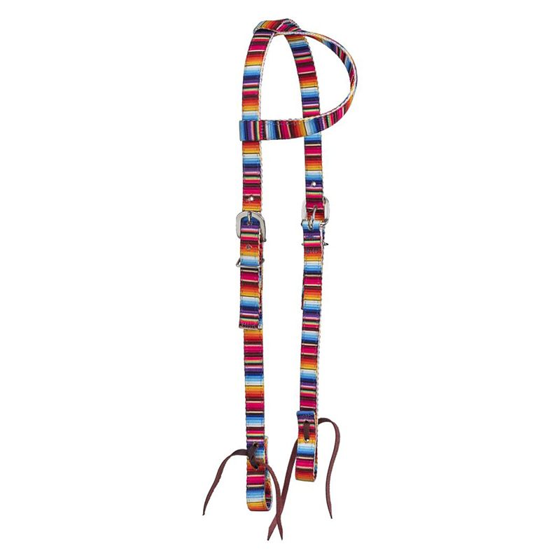 Tough1 Printed Nylon Ear Headstall Serape