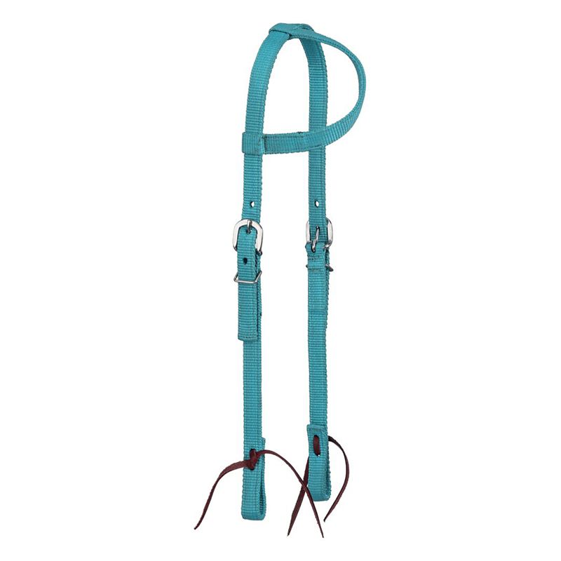 Tough1 Premium Nylon Ear Headstall Turquoise