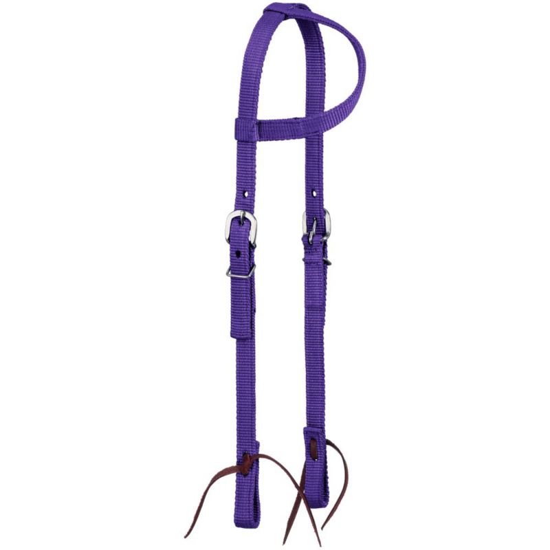 Tough1 Premium Nylon Ear Headstall Purple