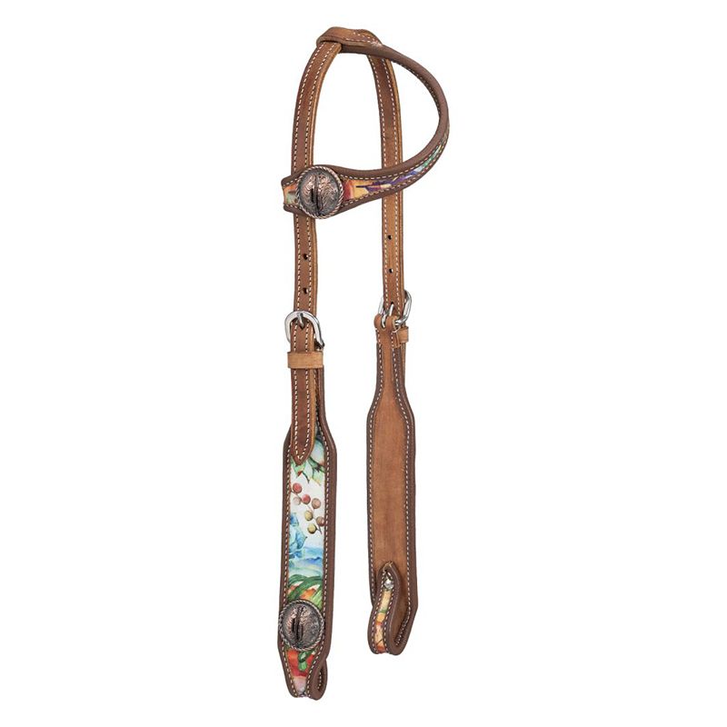 Tough1 Cactus Print Ear Headstall