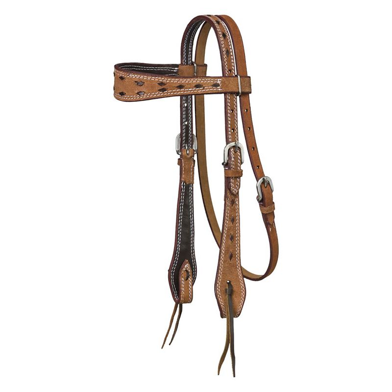 Tough1 Mini Branson Browband Headstall Roughout