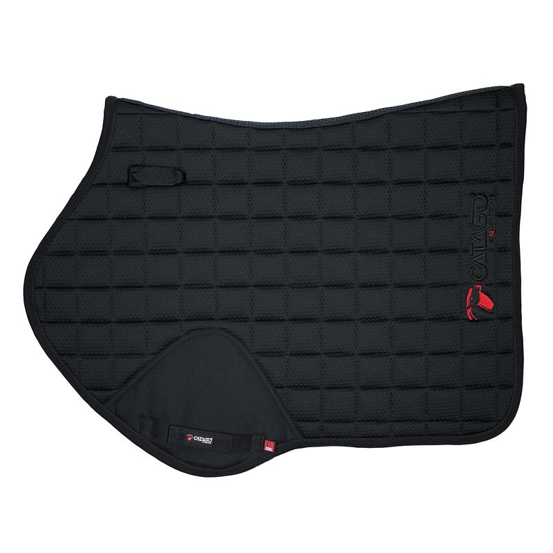 471274BLK  J17 Catago FIR-TECH JP Saddle Pad Black sku 471274BLK  J17