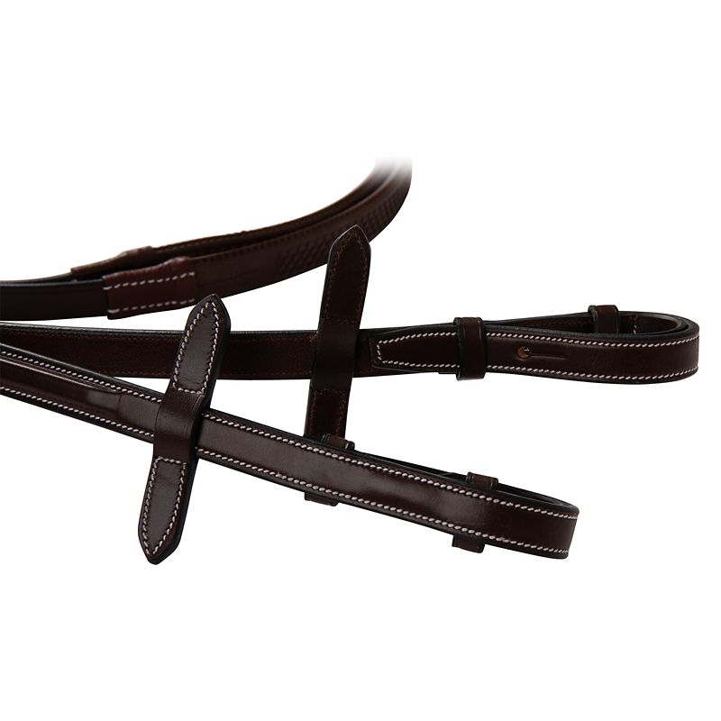 2172 Huntley Fancy StitchRubber Reins 5/8 sku 2172