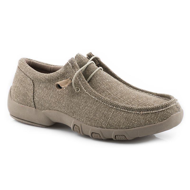 Roper Mens Chillin Khaki Chukka Shoes 11.5 D Tan