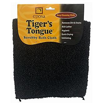 Epona Tigers Tongue Scrubby Bath Cloth Black
