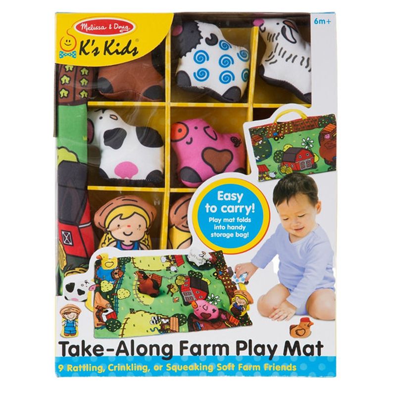 Melissa and Doug Take Along Farm Play Mat -  ROBERT J. MATTHEWS COMPANY, 19981-1