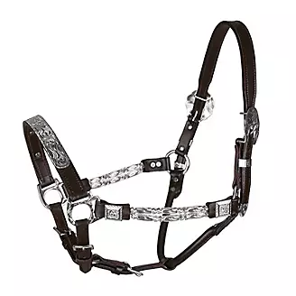 TuffRider Deluxe Show Halter with Silver Hardware