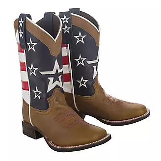 TuffRider Kids American Cowboy Boots Brown