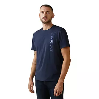 Ariat Mens Vertical Logo S/S T-Shirt