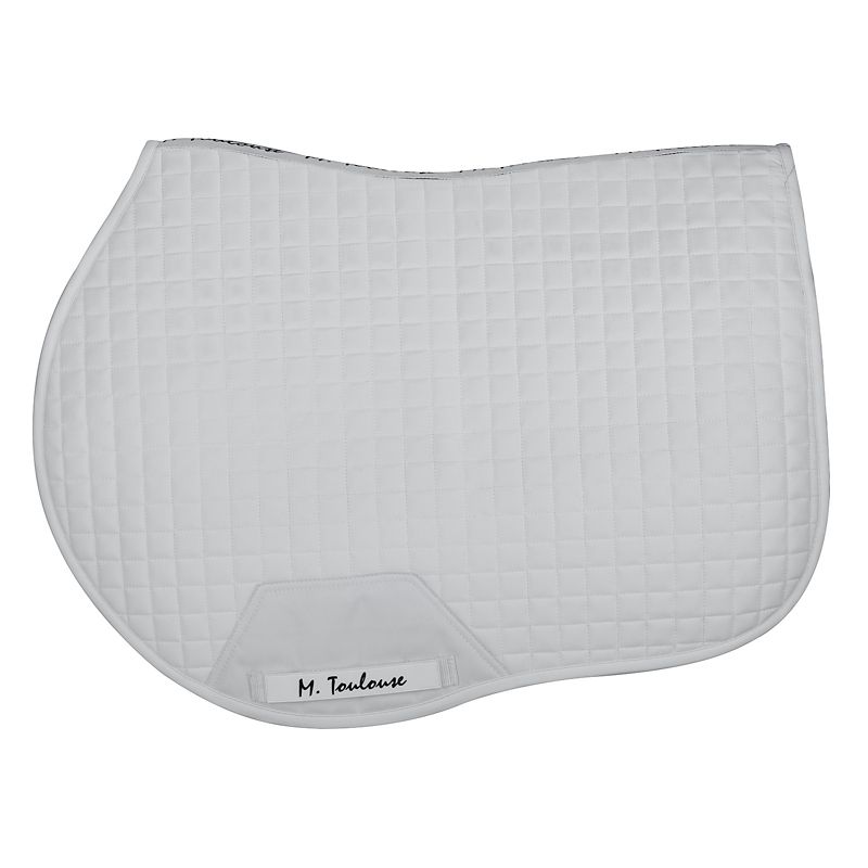 4016W M. Toulouse Professional AP Saddle Pad White sku 4016W