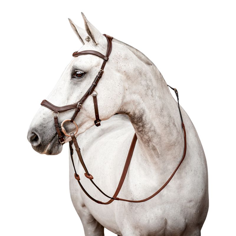 SBMOM2-NAB0-PY HW Micklem 2 Competition Bridle Pony Havana sku SBMOM2-NAB0-PY