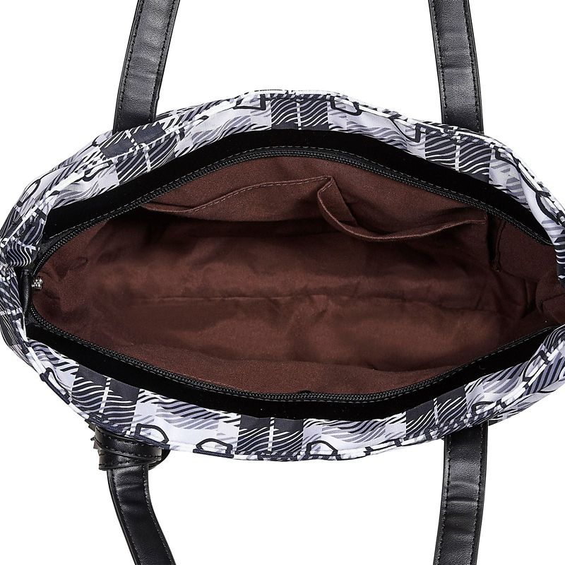 AWST Snaffle Bit Tote Bag with Tassel Black